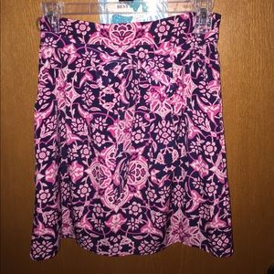Francesca's patterned skirt