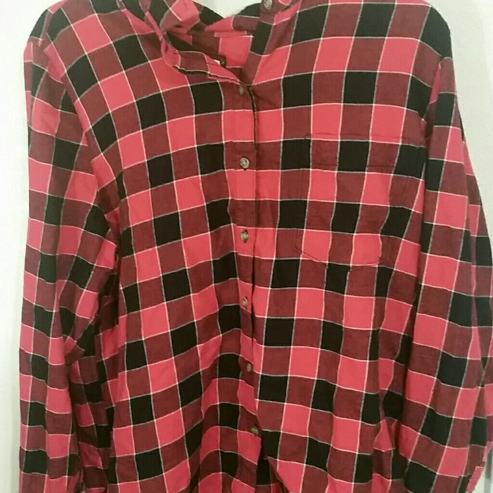 Classic red and black flannel