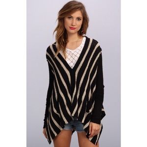 Free People Striped Cardigan