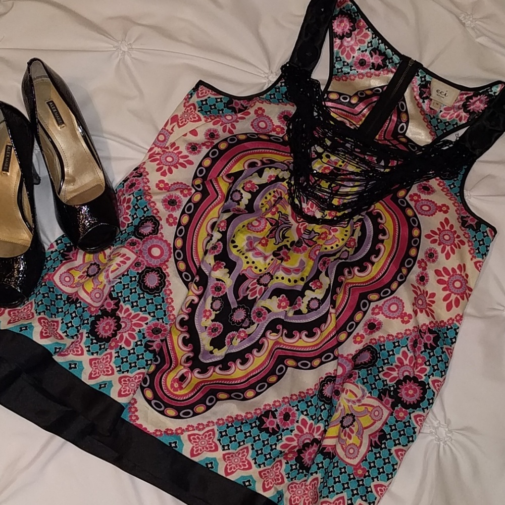 Colorful dressy blouse