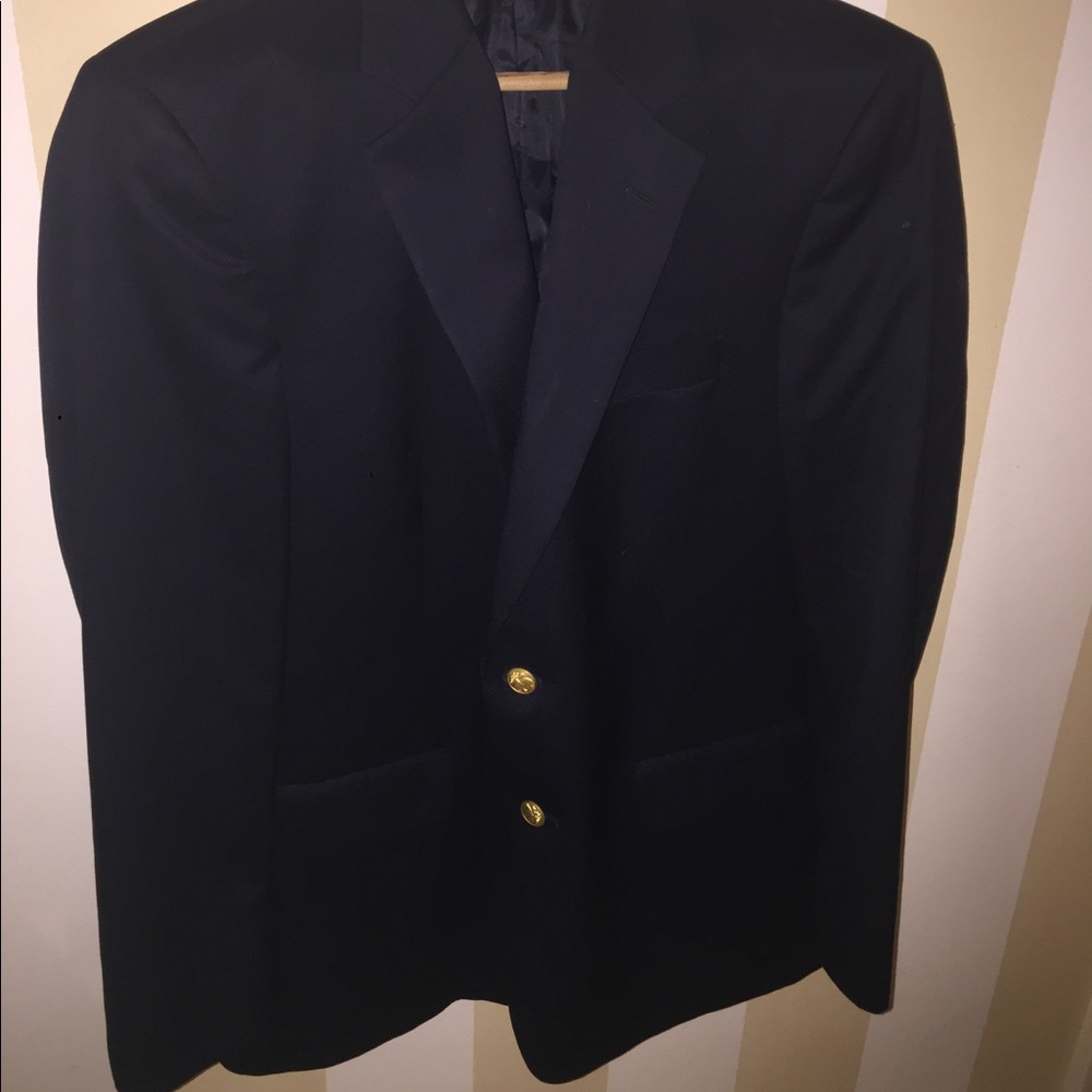 Brooks Brothers Men's Black Blazer Size 40R