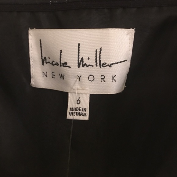 NWT Beautiful black & gold cocktail dress - Picture 4 of 5