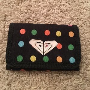 Roxy polka dot Velcro Wallet