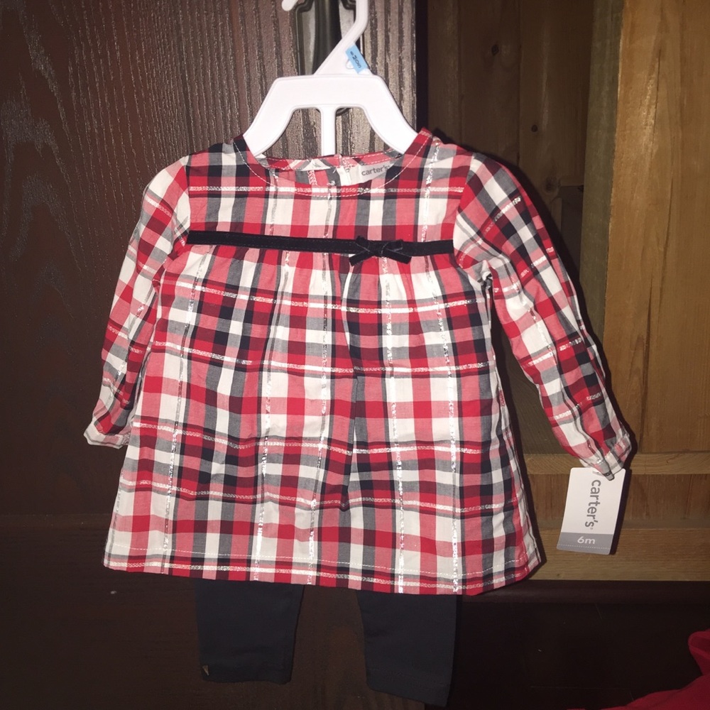 Carters baby girl 6 mo. Outfit brand new with tags