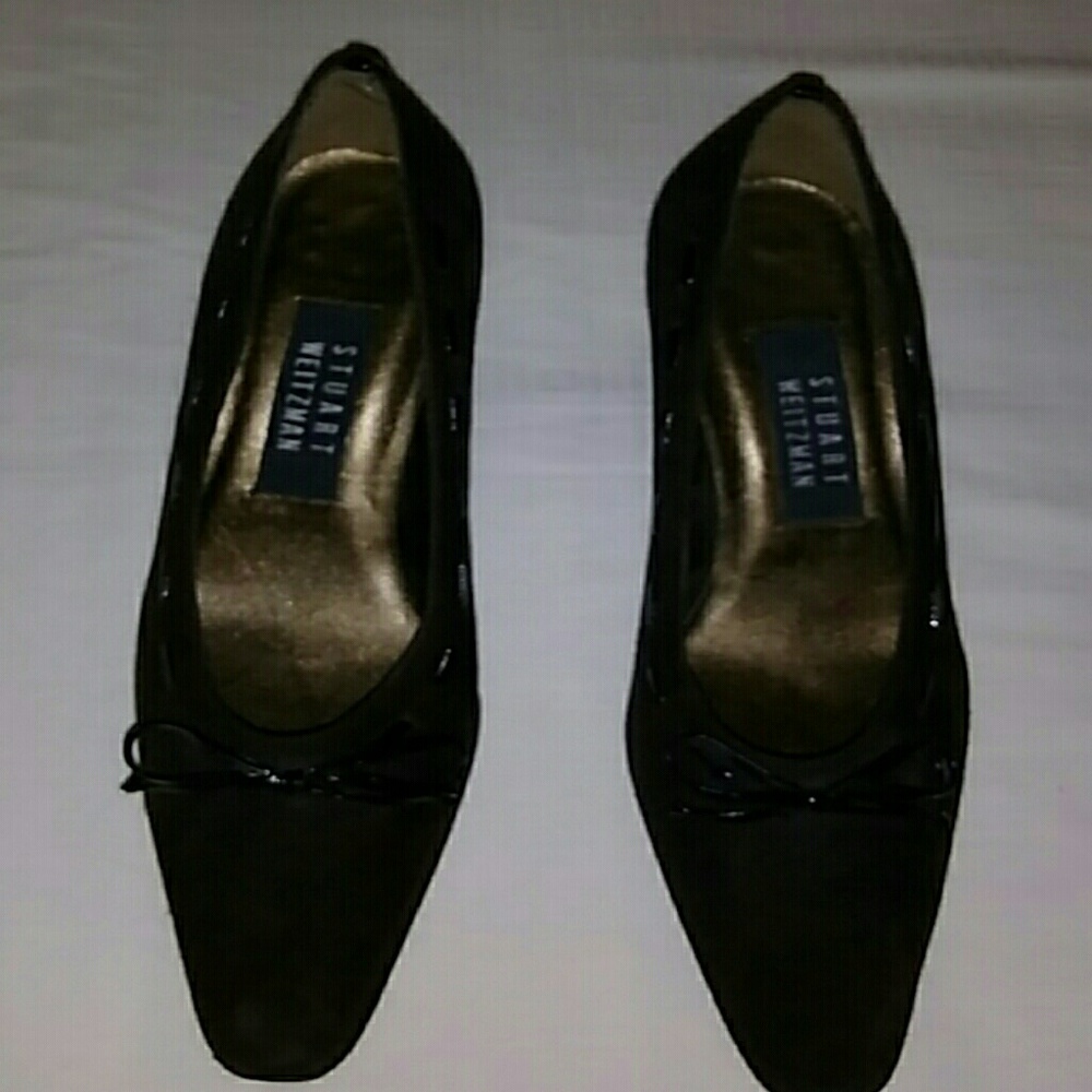 NWOB Stuart​ Weitzman Brown Suede Pumps, Sz 7.5 AA