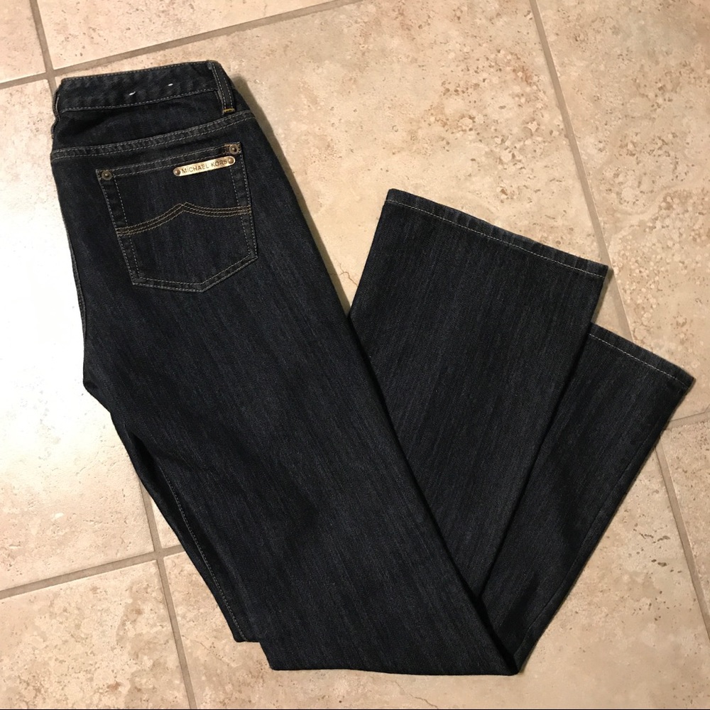 Michael Kors Dark Bootcut Jeans