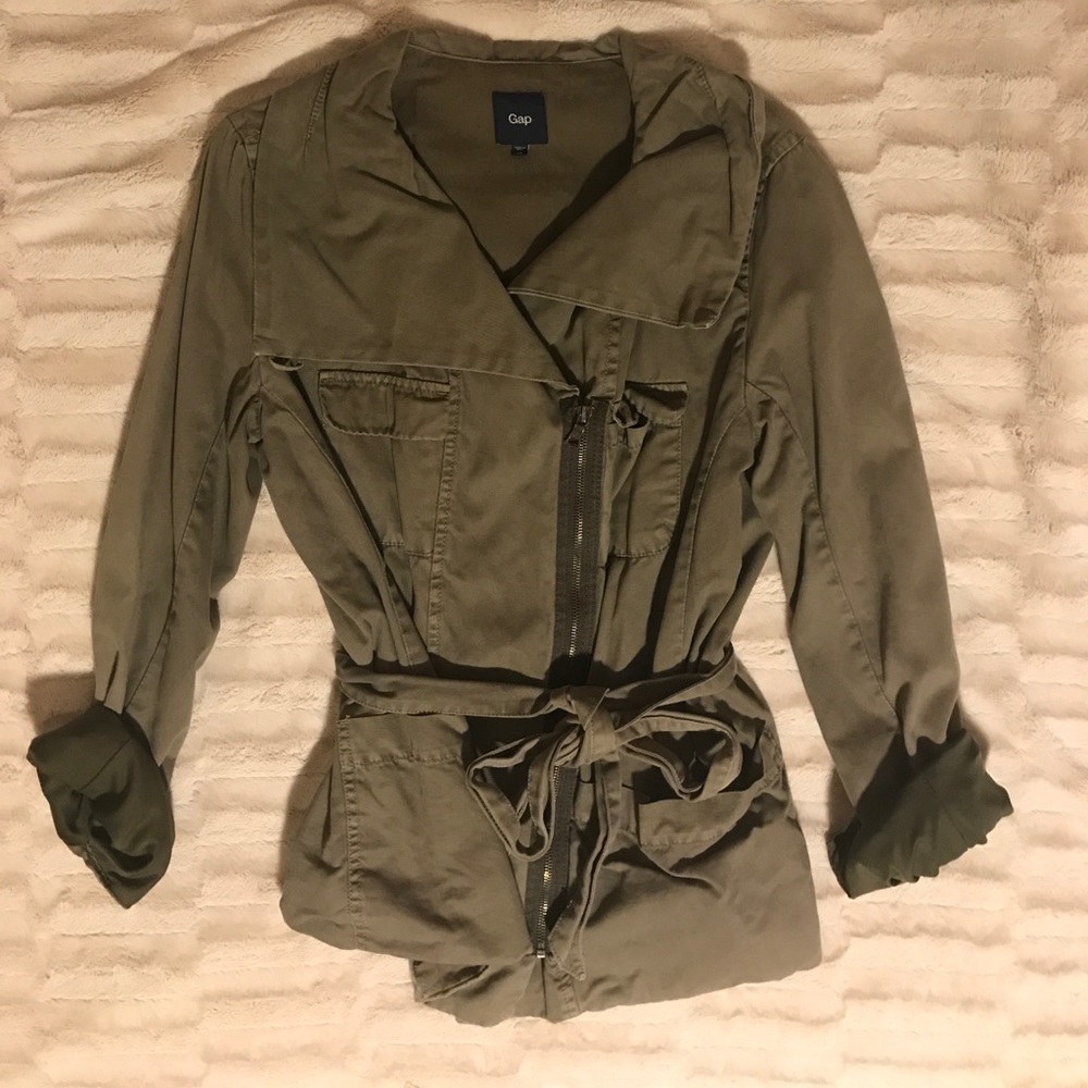 Army green jacket