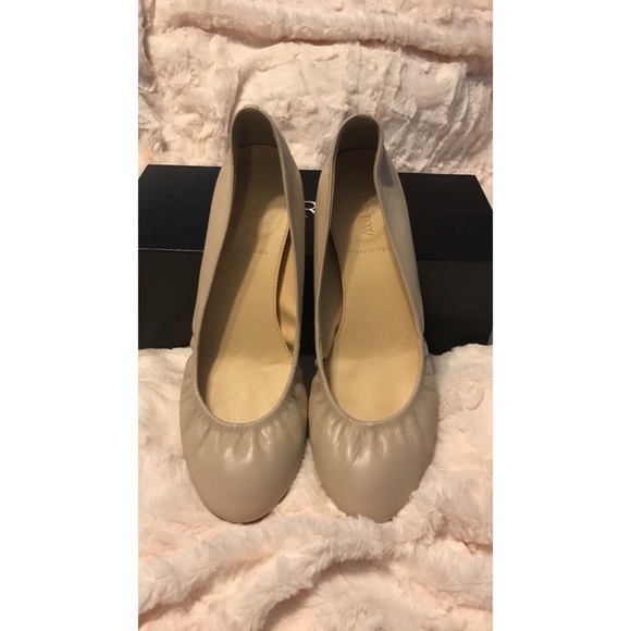J. Crew Shoes - 🔴NWT J Crew Cece Italian Leather Flat Tawny Sand