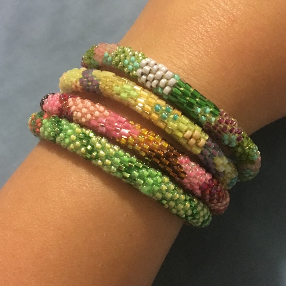 lily and Laura handmade bracelets