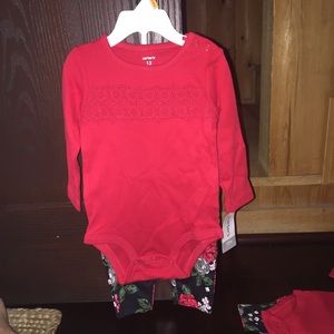 Carters baby girl 12 mo. outfit