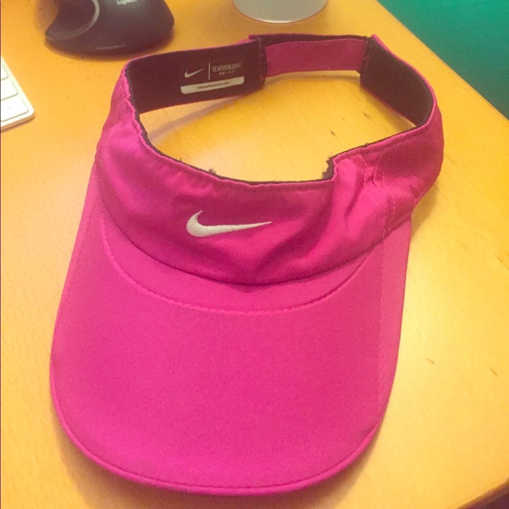 Nike women's pink visor