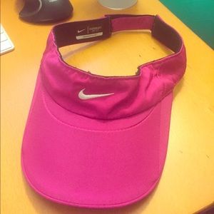 Nike women's pink visor