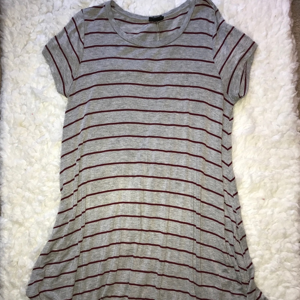 Striped t-shirt dress