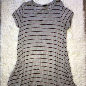 Striped t-shirt dress