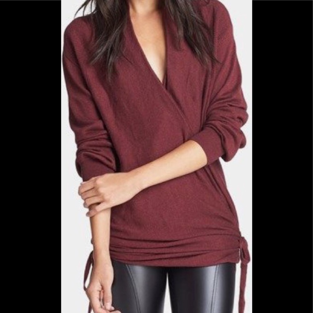 Leith at Nordstrom. Cardigan Wrap & Tie Sweater