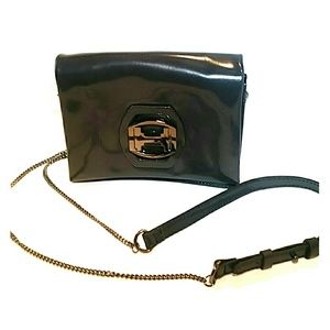 Halston Heritage Gunmetal Crossbody Bag