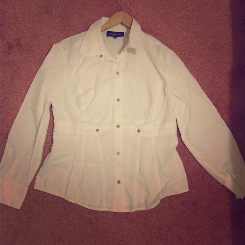 White buttoned shirt