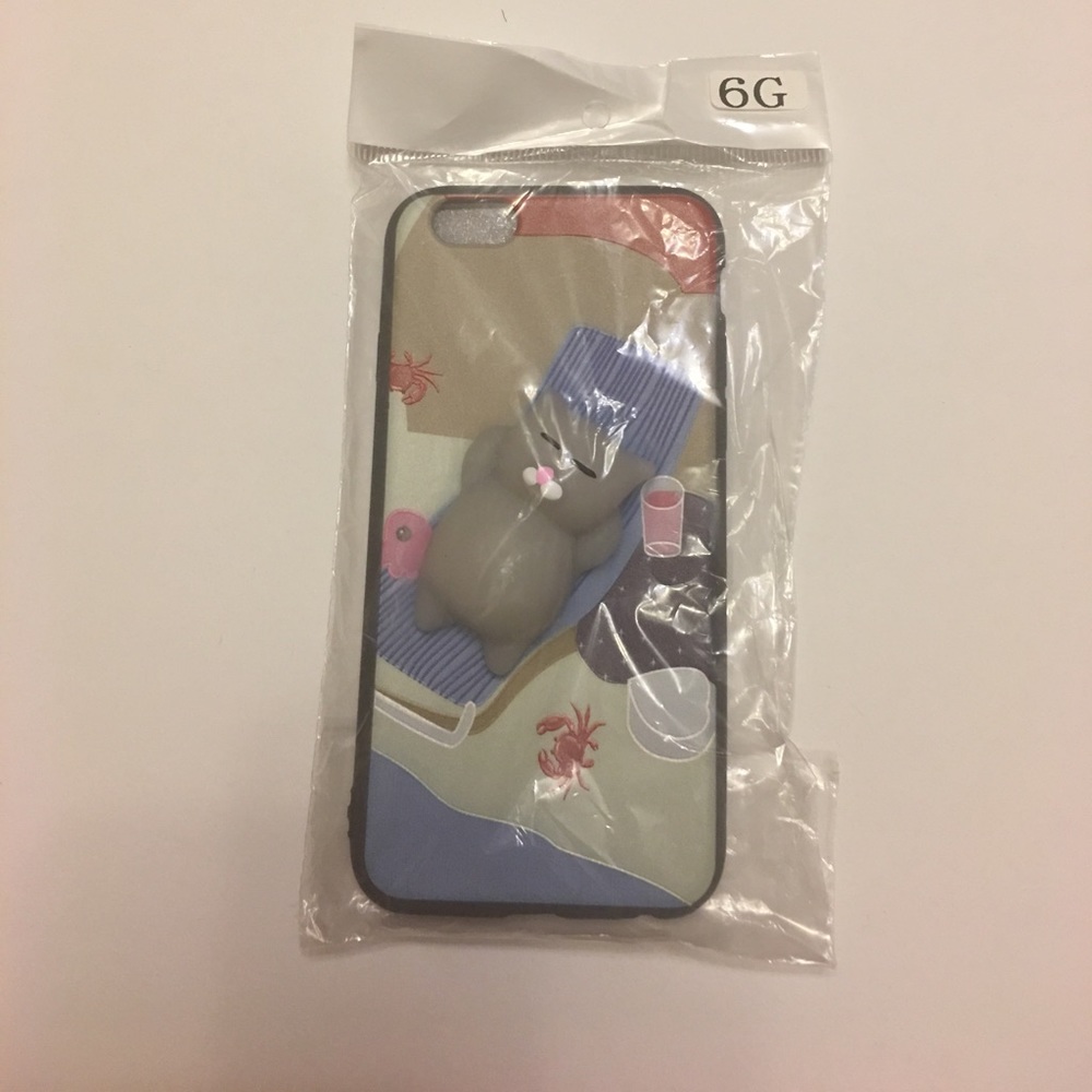 New squishy 3-D phone cases 6 6+ 7 7+ (4 pieces)