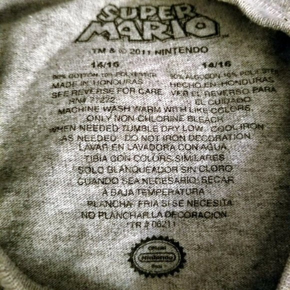 🍃SALE!🍃 Boy/Girl Licensed Super Mario Tee Shirt - Picture 6 of 8