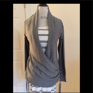 Leith at Nordstrom Cardigan Wrap & Tie Sweater