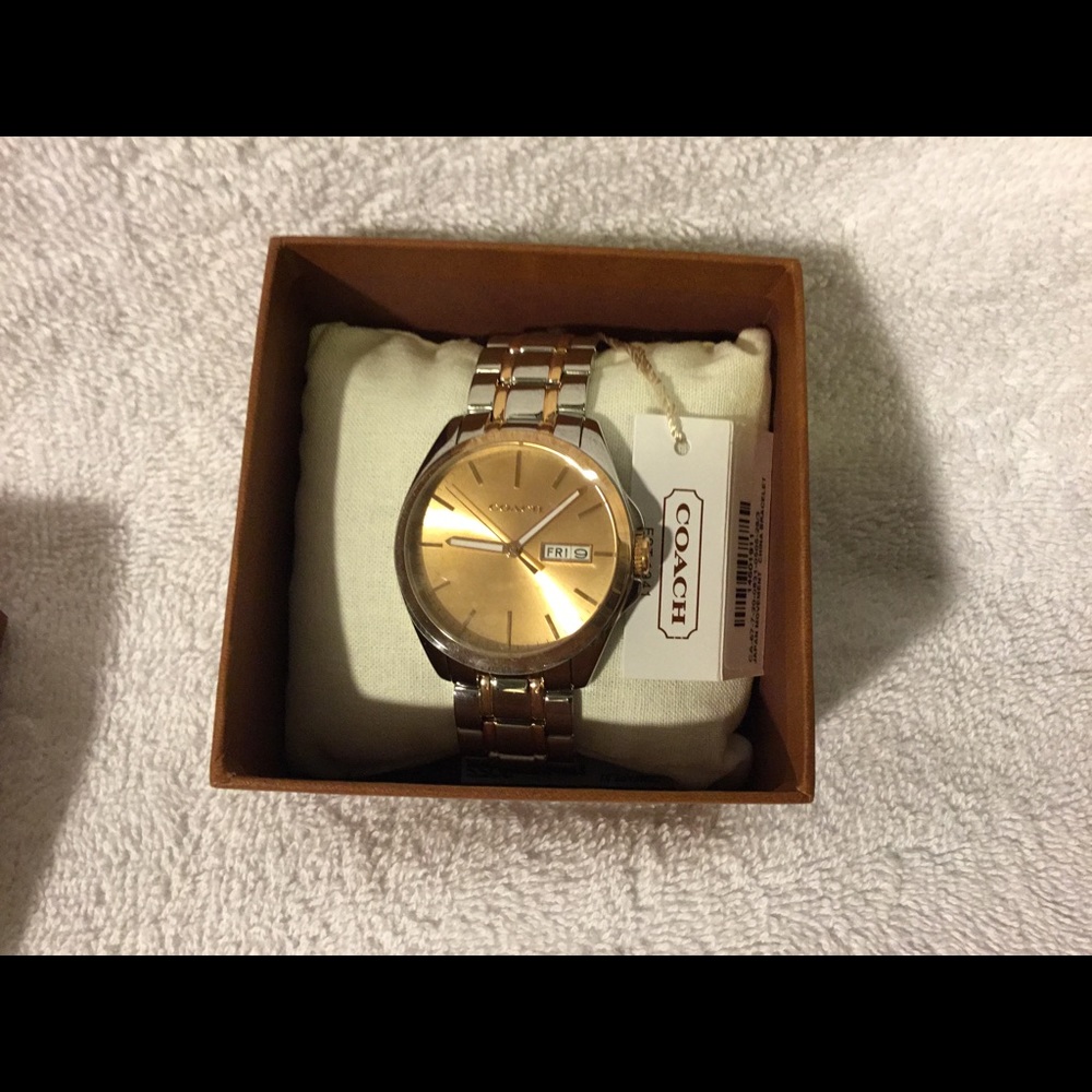 NWT coach Tristen Rose Gold Watch