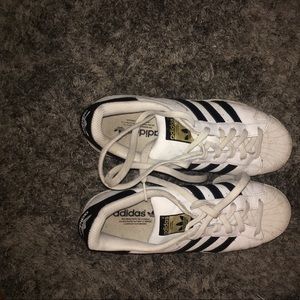 Adidas size 7 but they run a little big.