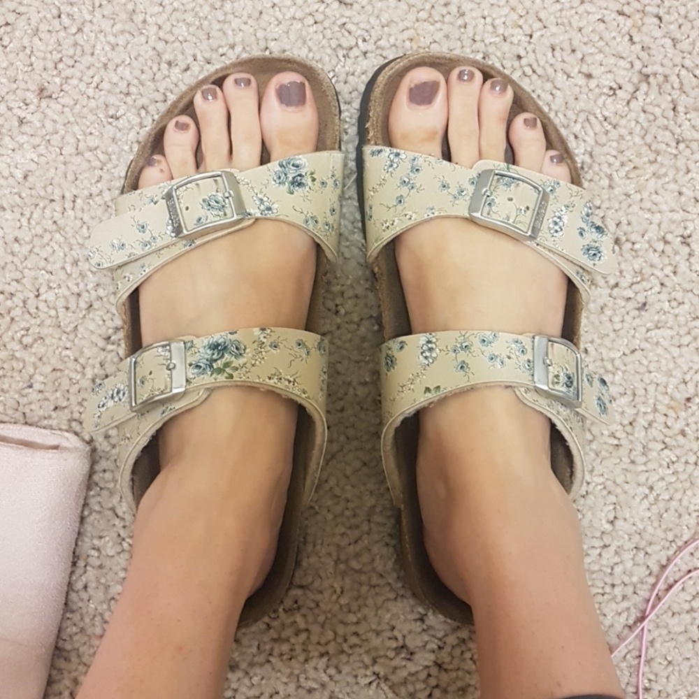 Floral Print Birkenstocks
