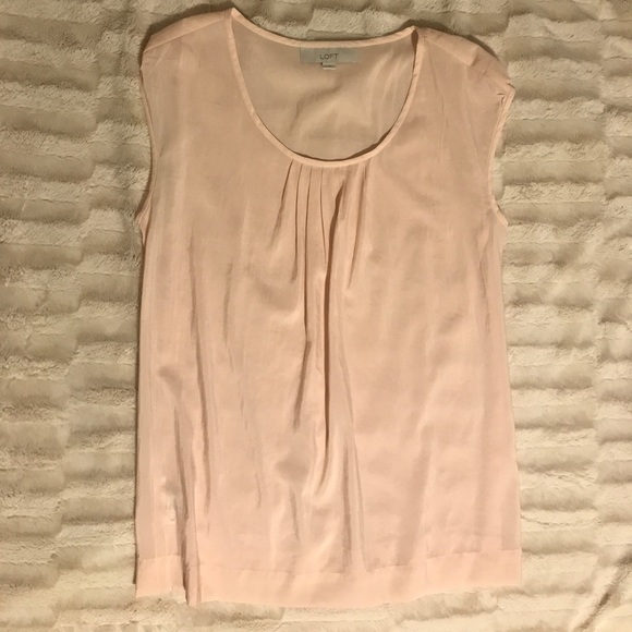 Ann Taylor Loft - Sheer sleeveless top - Picture 1 of 2