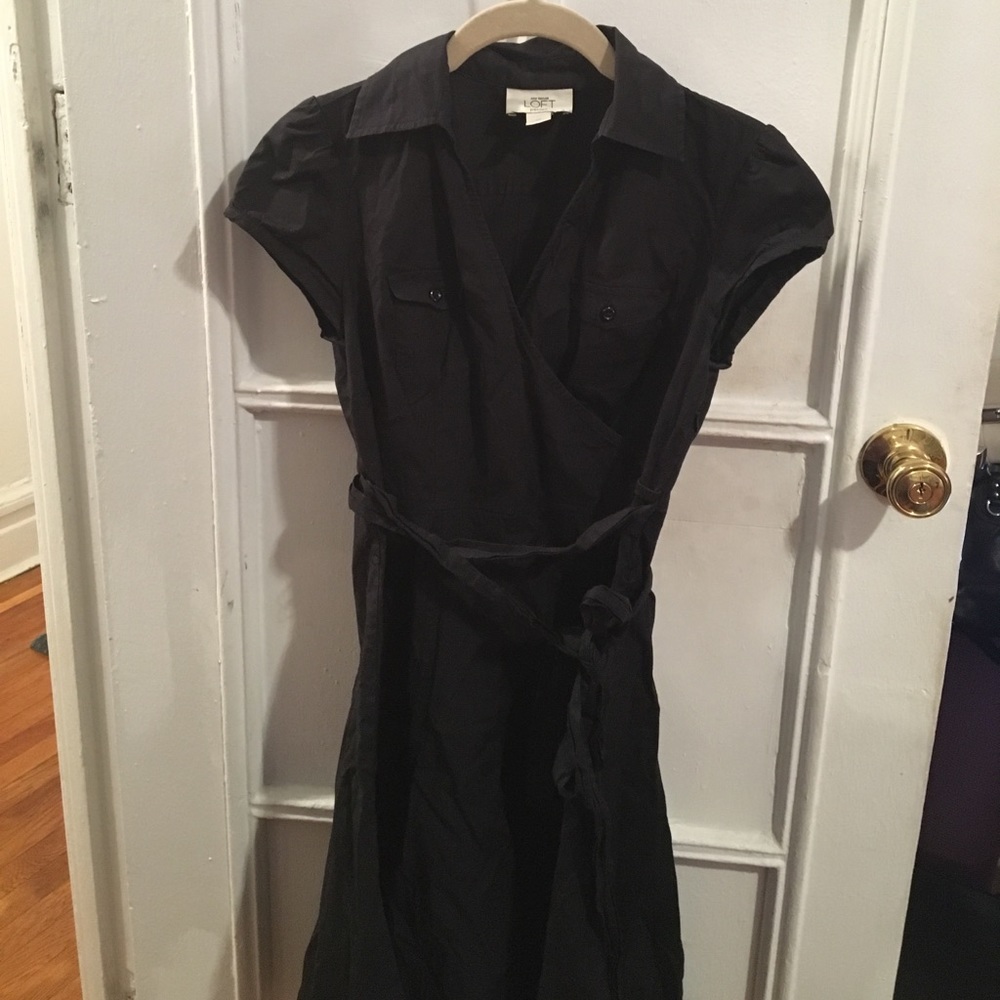 Shirt dress LOFT black
