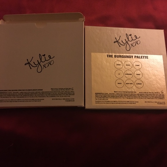 Kylie burgundy palette authentic - Picture 3 of 7