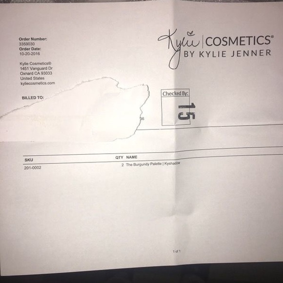 Kylie burgundy palette authentic - Picture 7 of 7