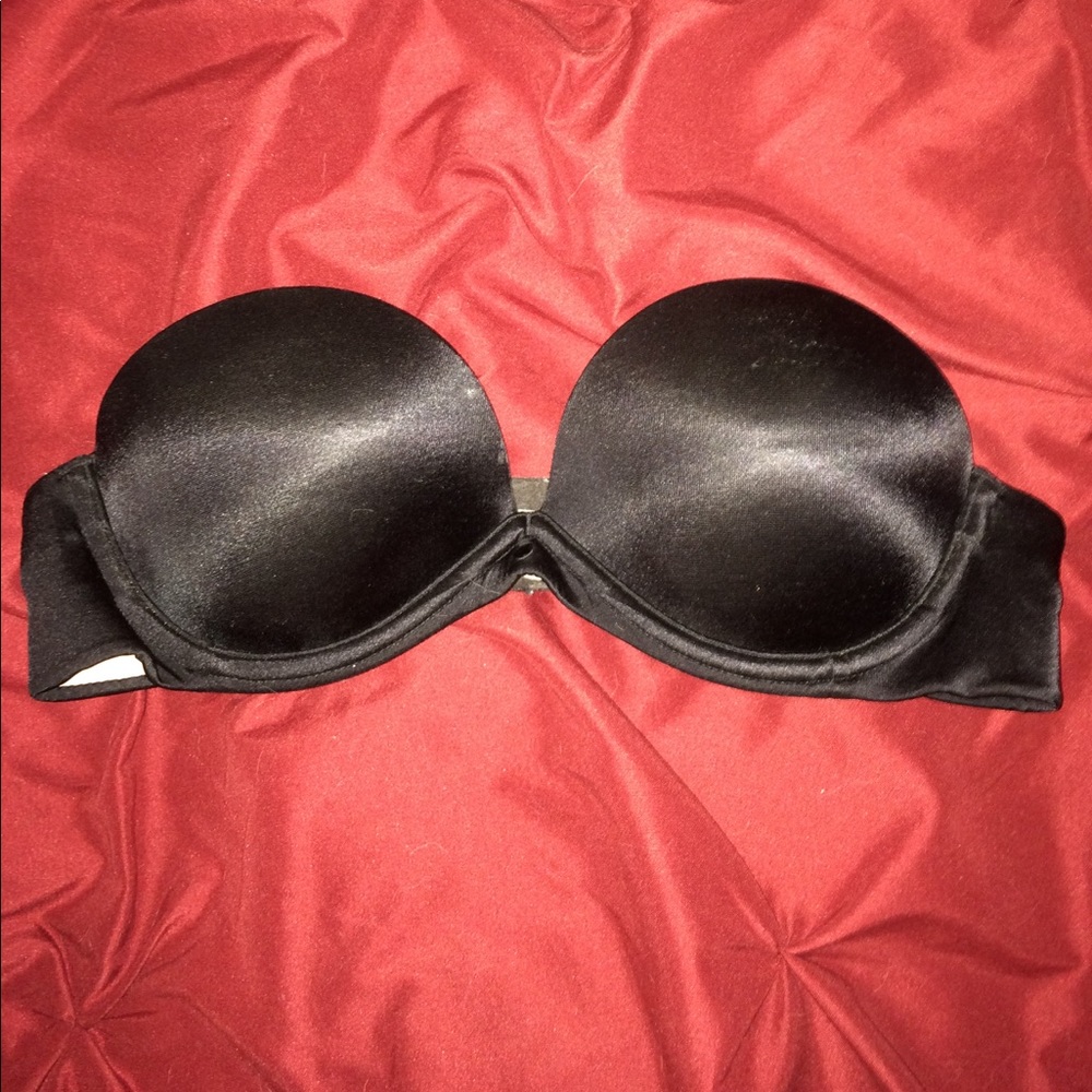 VS silky push-up strapless bra