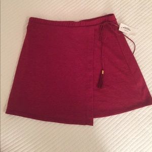 NWT BERRY COLORED WRAP SKIRT