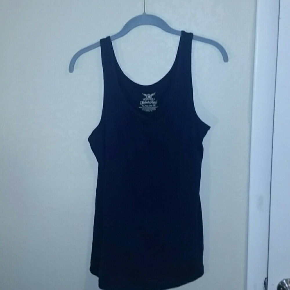 Navy blue tank top