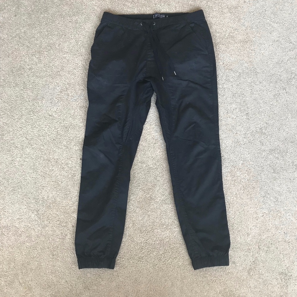 Cotton On Cuff Chino in Black