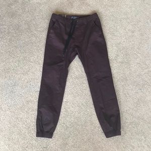 Cotton On Cuffed Chinos in Burgundy