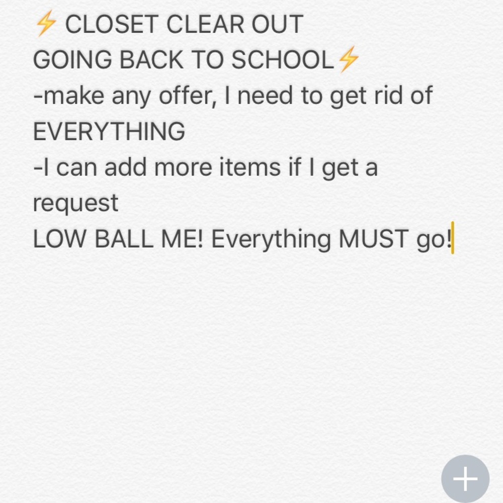✨Low ball me & bundle✨