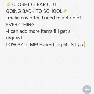✨Low ball me & bundle✨