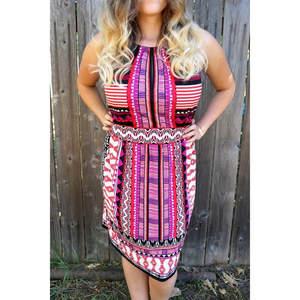 Pretty in pink tribal dress