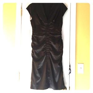 Nichole Miller Super Sexy Black Silk Dress