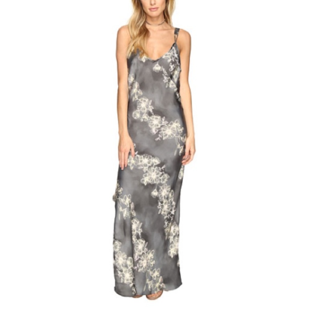 Free People Gray Slip Dress NWT