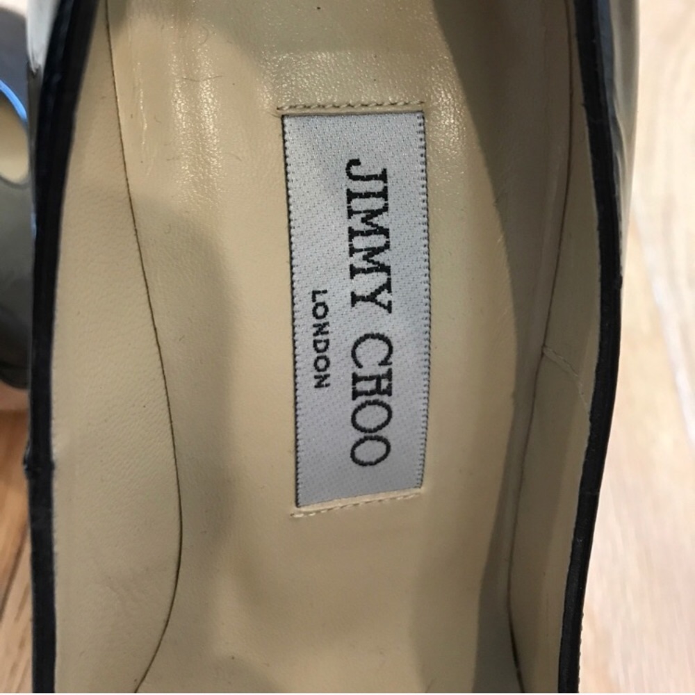 Jimmy Choo Black Patent Leather Pumps - Picture 4 of 5