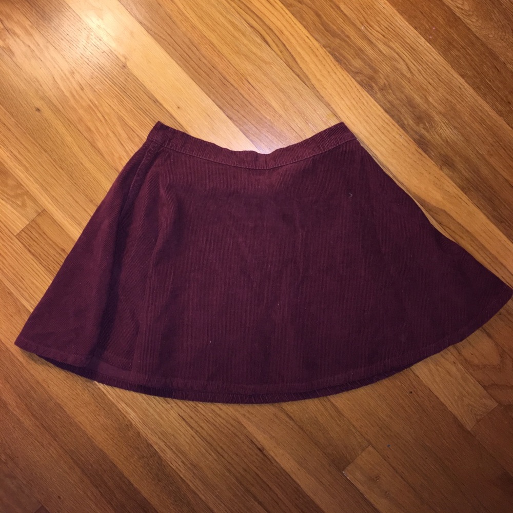 american apparel corduroy skirt