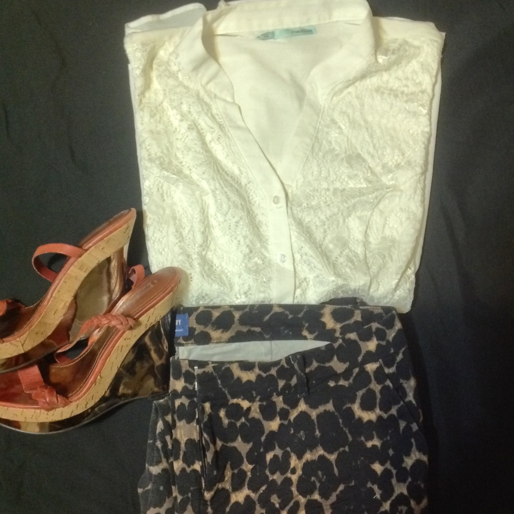 Leopard print Capri Harper Mid-Rise