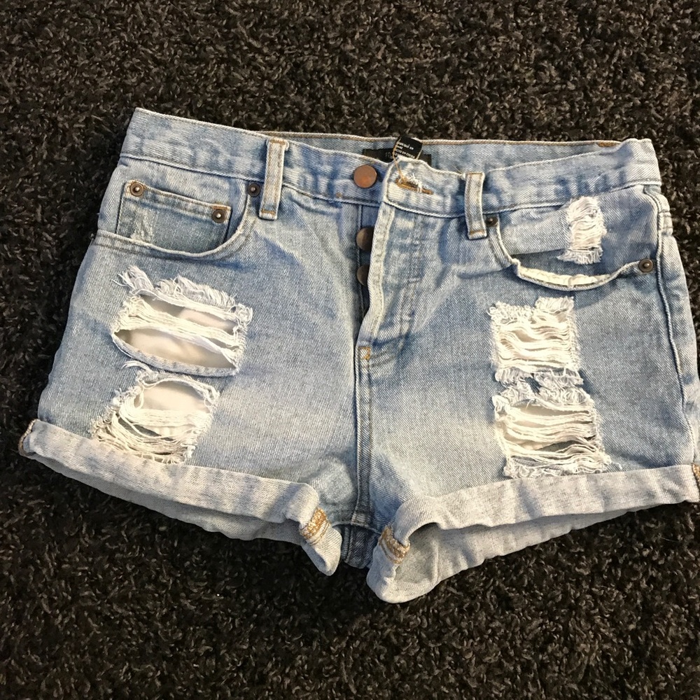 High waisted shorts