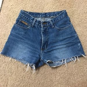 High Waisted Jean Shorts