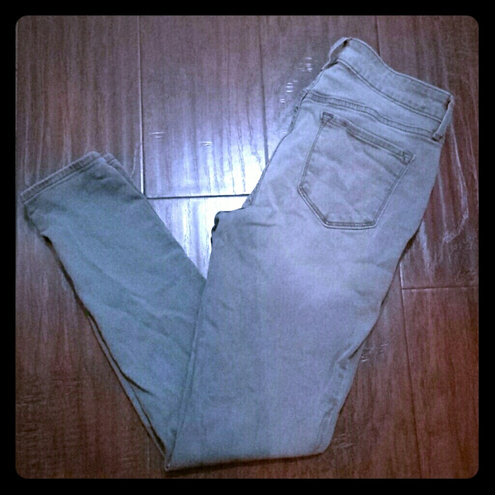 Old Navy Gray Skinny Jeans
