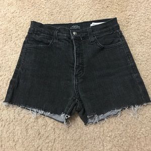 Black High Waisted Shorts