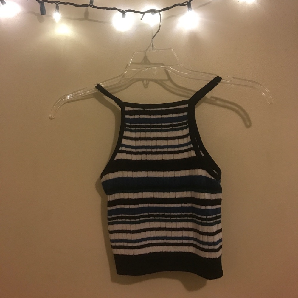 Striped crop top