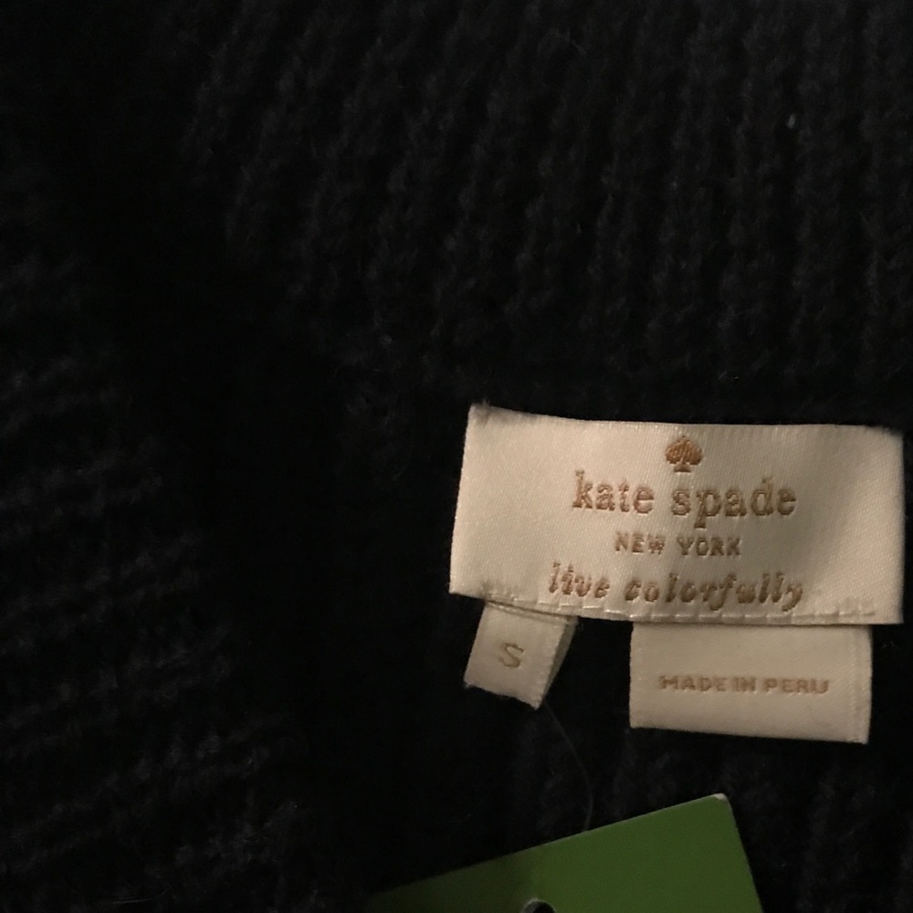 Kate space sweater with leather pockets (small)